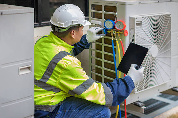 Professional Hvac technician working in Ririe, ID